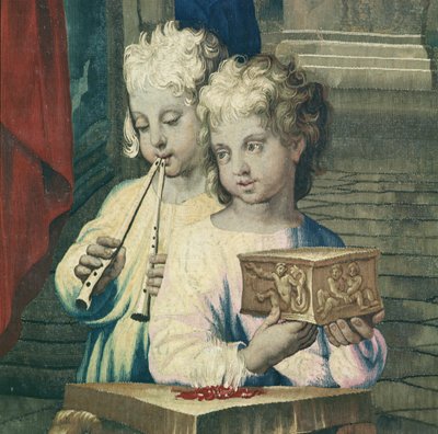 Tapestry Depicting the Acts of the Apostles, the Sacrifice of Lystra (detail) by Raffaello Sanzio Raphael
